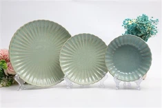 Plato De Gres Estilo Nórdico