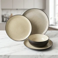 Speckled Reactive Colored Glaze Ceramic Dinnerware Set best